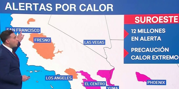 El Oeste experimentará calor récord, mientras el Noreste se congela