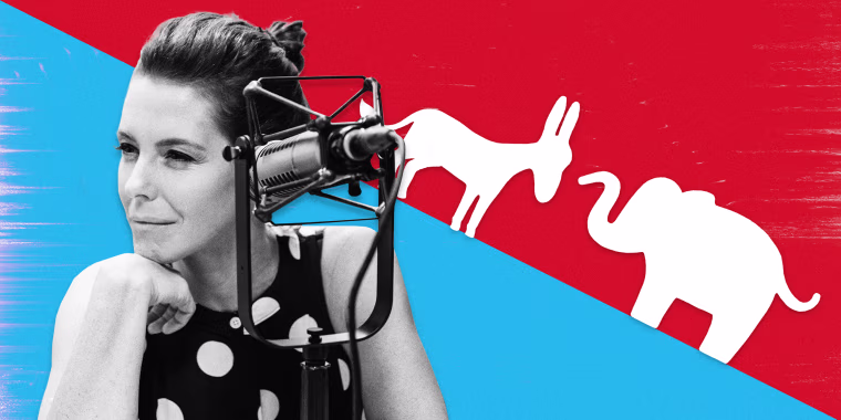 Image: Stephanie Ruhle's new podcast takes aim at bridging the cultural and political divide -- at home and online.