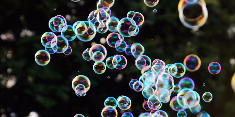 Soap bubbles.