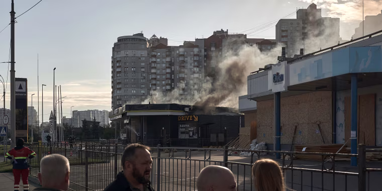 Aerial Attack On Kyiv