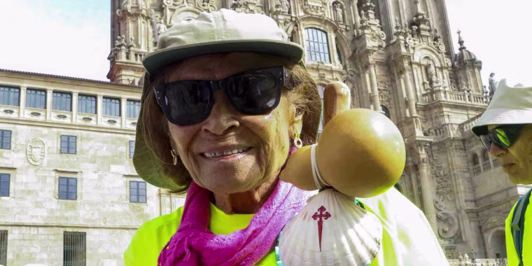 Una peregrina de 98 años demuestra que no hay límite de edad