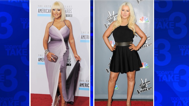 Carson Daly, Christina Aguilera show dramatic weight loss