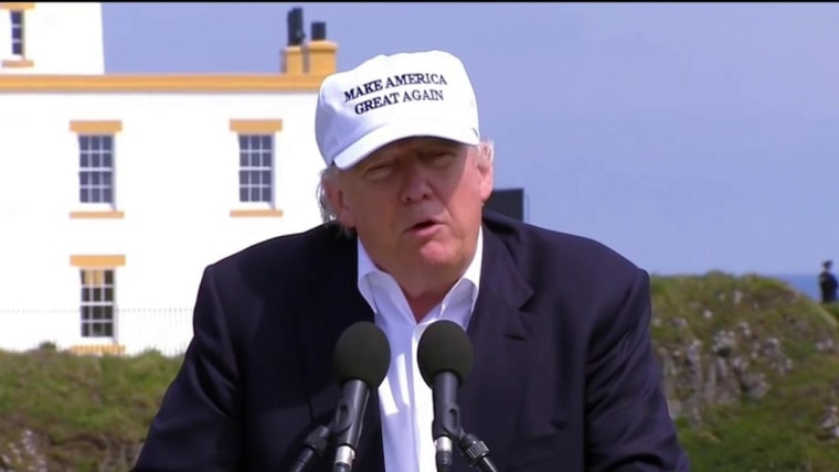 Trump Promotes Golf Course in Scotland as Brexit Crisis Unfolds