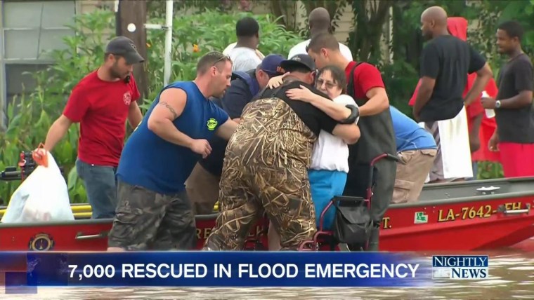 Disaster Zone in Louisiana As More than Seven Thousand People Rescued