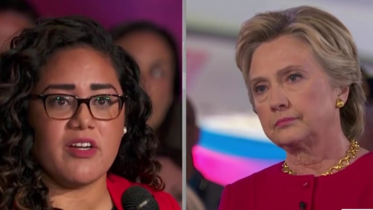 Veteran Asks Clinton About The Use of Military Force