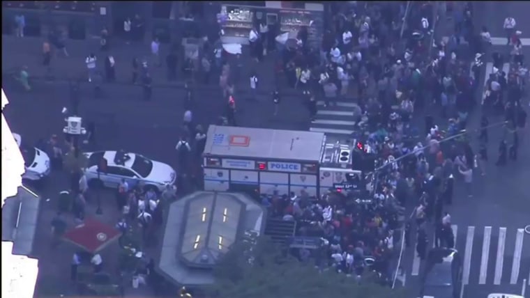 Man With Cleaver Injures NYPD Officers Before Being Shot In Manhattan