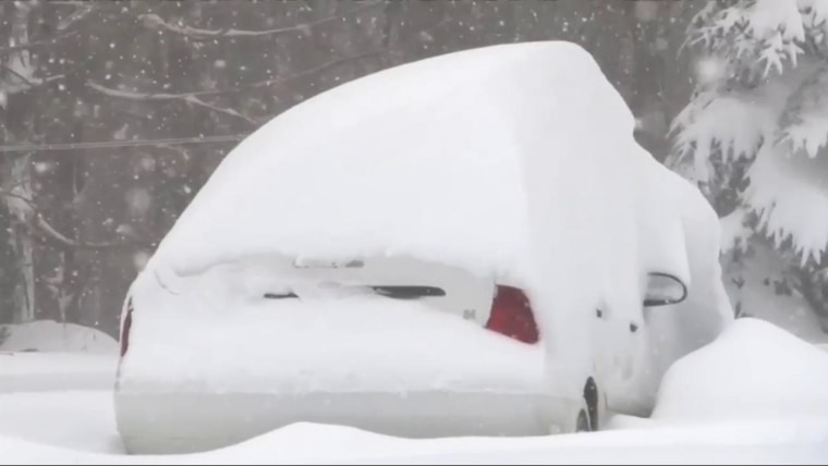 Snowstorm: Whiteout Conditions Blanketing Northeast U.S.