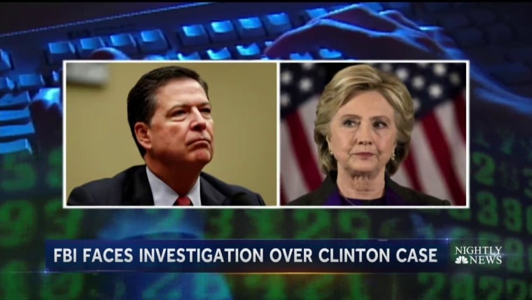 Inspector General to Review FBI Handling of Clinton Investigation