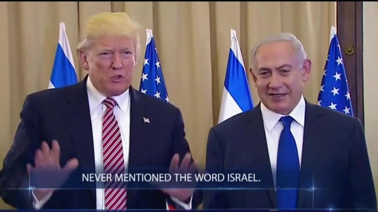 Pres. Trump in Israel Gives Off-Hand Remarks on Russian Intel Incident
