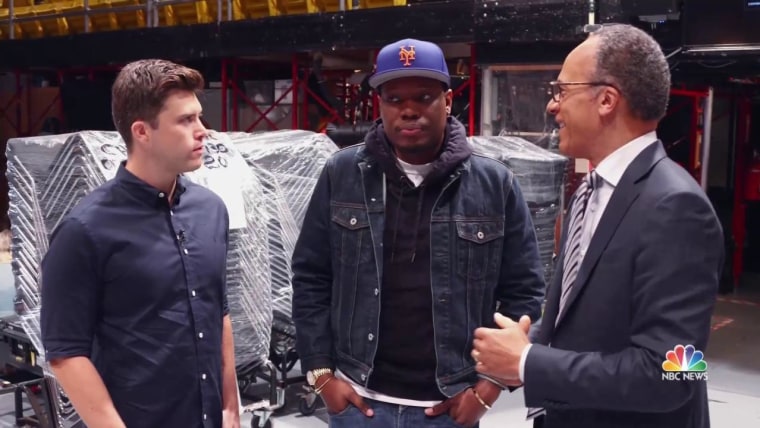 Lester Holt Talks Political Satire With Saturday Night Live Stars