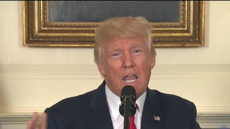 Trump Condemns Hate Groups Days After Charlottesville Protest