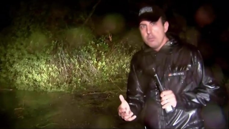 NBC's Sanders and Gutierrez on Scene as Hurricane Harvey Wallops Texas