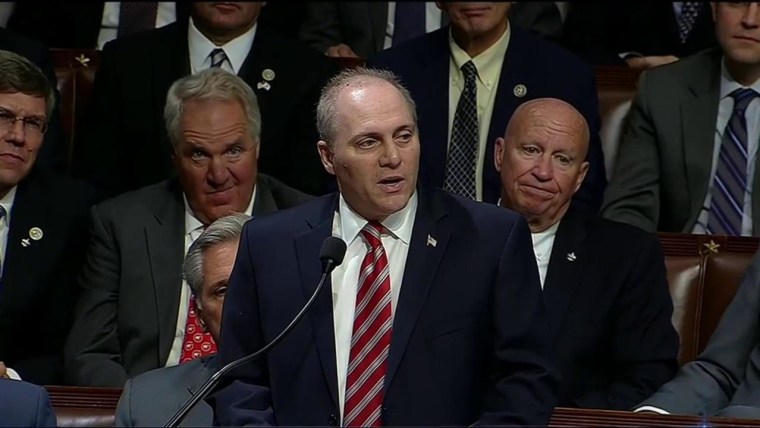 Congressman Steve Scalise Makes Emotional Return to House Floor