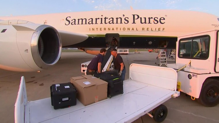 Flights from N.C. take medical supplies, hospital to Ukraine