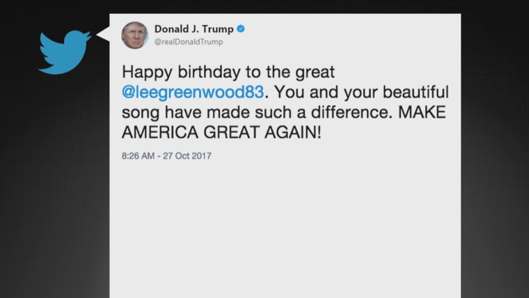 Trump tweets at the wrong Lee Greenwood