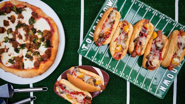 Make Giada De Laurentiis signature hot dogs to watch Sunday night