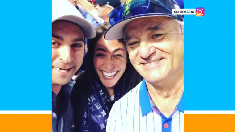 Bill Murray helps couple announce pregnancy at Chicago Cubs game