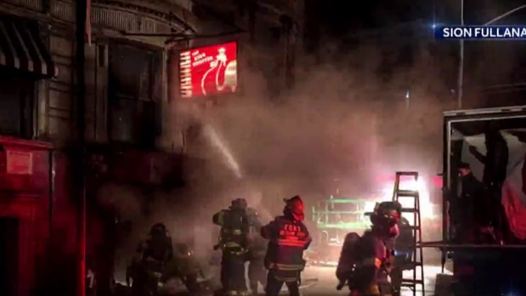 Firefighter killed fighting five alarm fire on New York City movie set