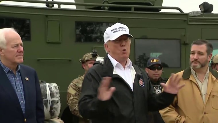 Trump visits Southern border to push for proposed border wall