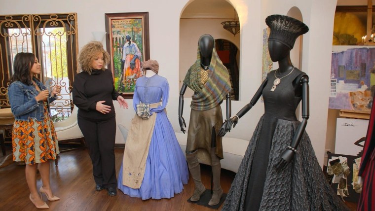 Black Panther Costumes at Afrofuturism Costume Design Exhibition