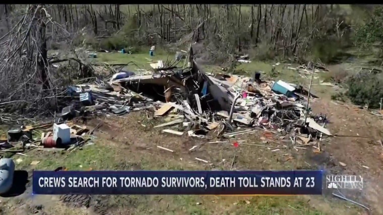 Seven members of one family dead in Alabama tornado