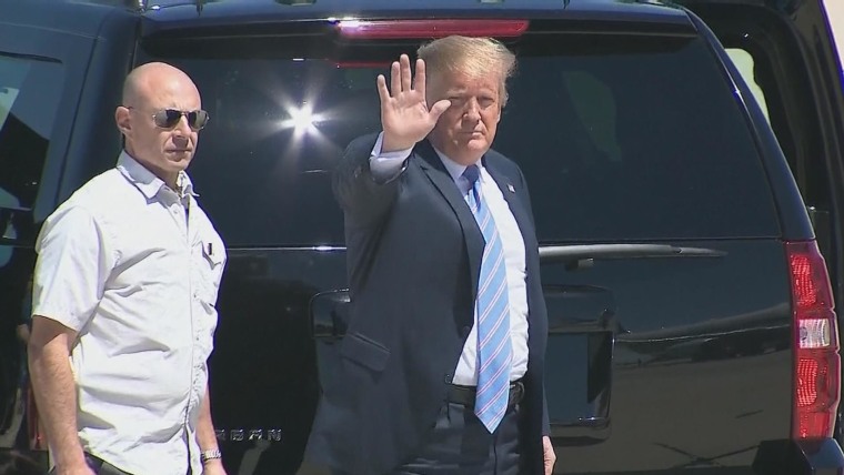 Trump visits border in California