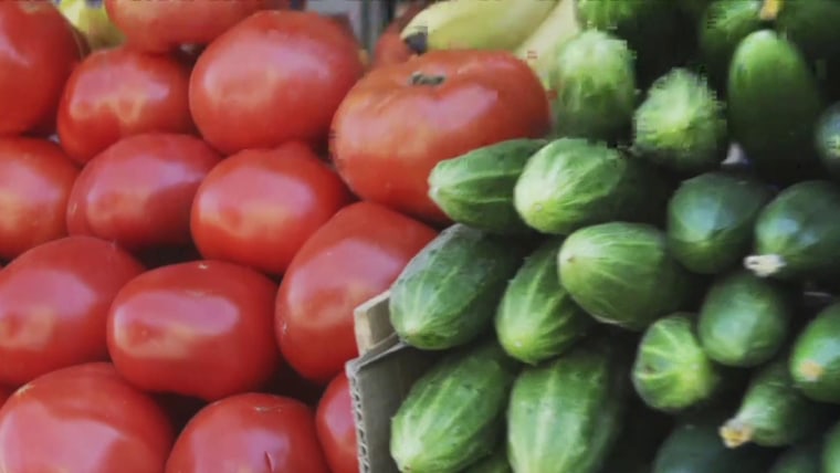 Imported vegetables sale