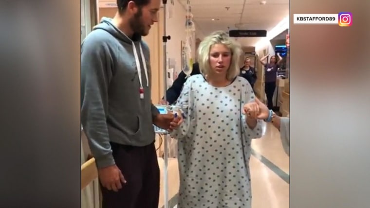 Who is Matthew Stafford's wife? Meet Kelly Stafford, an inspirational  mother, podcaster and brain tumor survivor