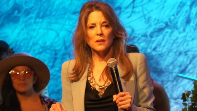 2020 Candidate Marianne Williamson Speaks At Daybreaker Dance Party