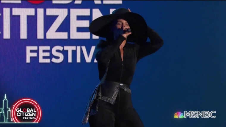 Alicia keys global citizen festival 2019 outlet