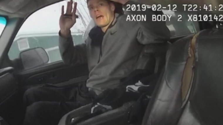 &#x27;I&#x27;m going to put a bullet in your brain!&#x27;: Bodycam captures violent arrest