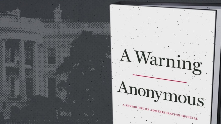 Author Of Anonymous Resistance Op Ed Has Written A Book About Trump