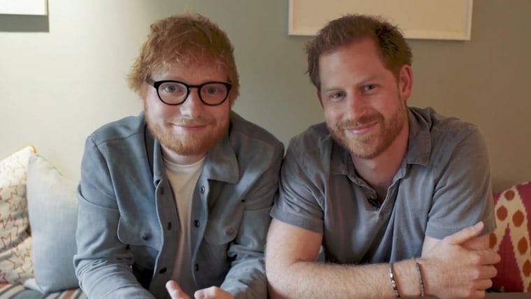 Prince Harry teams up with Ed Sheeran for mental health awareness