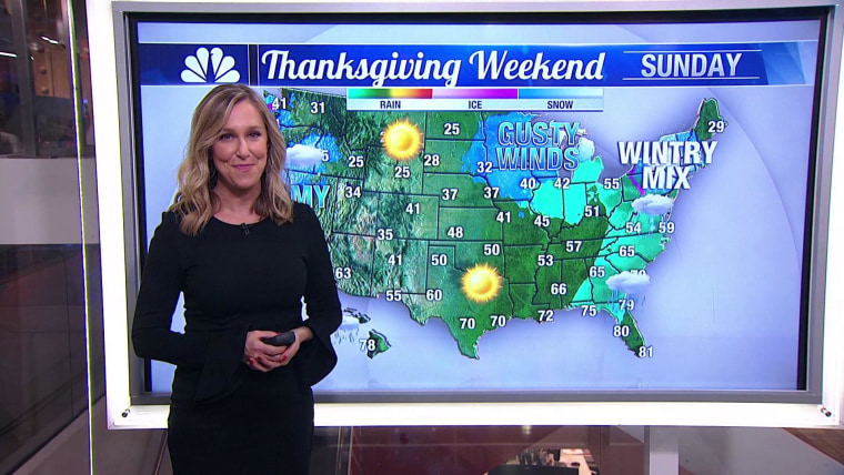 Powerful storms threaten Thanksgiving travel plans across U.S.