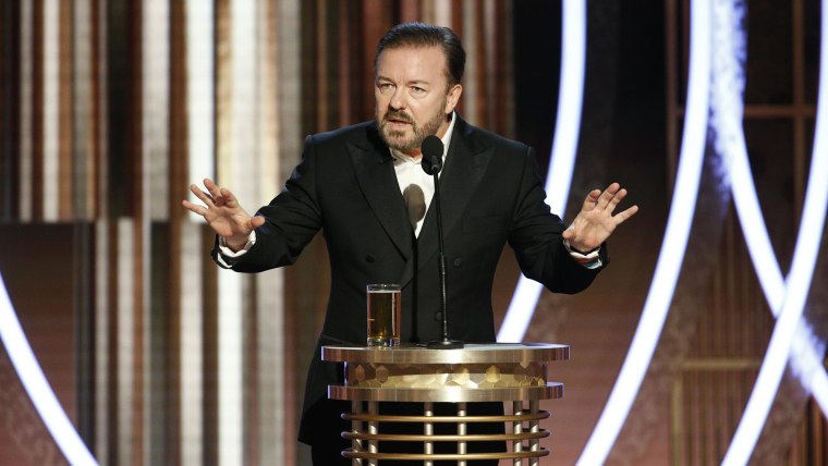 Ricky Gervais tries to offend everyone in 'final' Golden Globes monologue: 'I don’t care anymore'