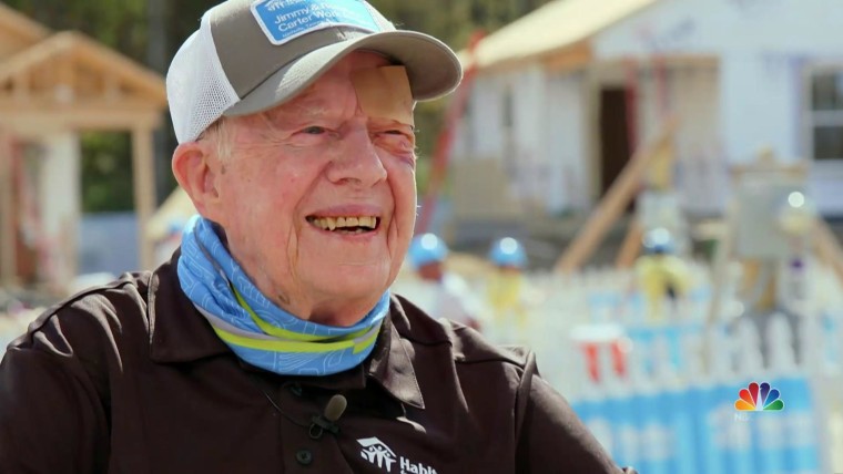Proyek Habitat for Humanity Jimmy Carter membangun rumah yang terjangkau di Nashville