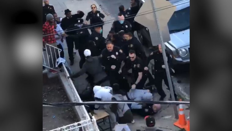 Video Shows New Jersey Police Using Batons Pepper Spray To Break Up Crowd