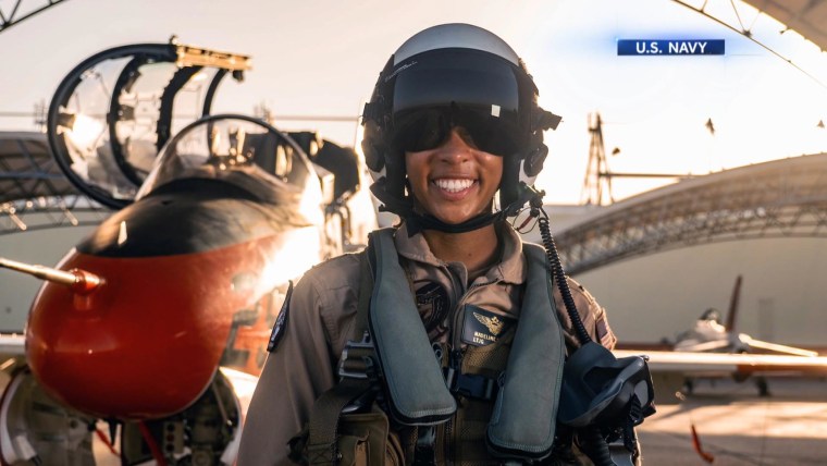 Lt. Madeline Swegle is the Navy's first Black female tactical fighter pilot  (Part 1)