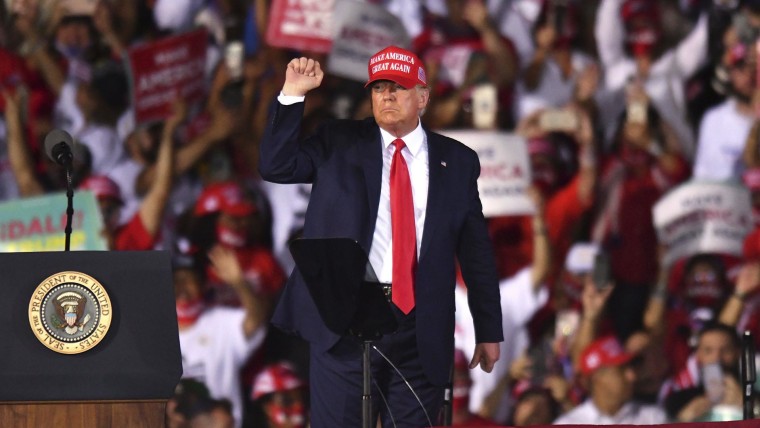 Watch live: Trump holds campaign rally in Kenosha, Wis.