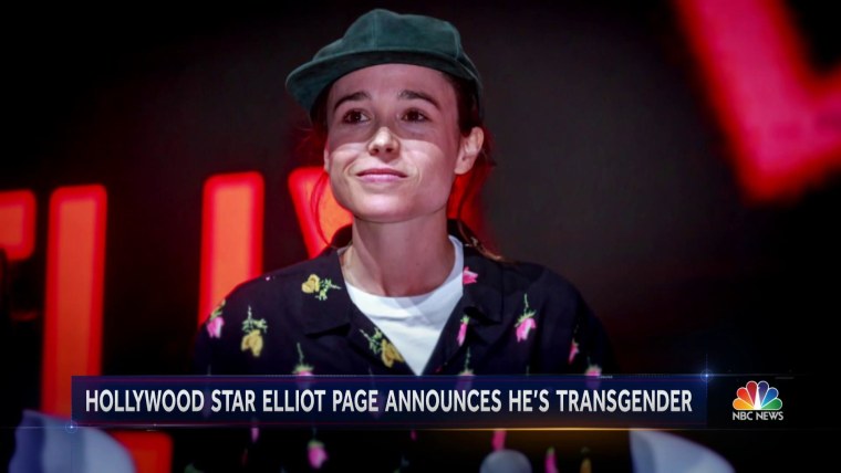 Fans are loving Elliot Page’s latest selfie: 'You’re embodying your confidence' - NBC News