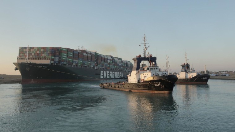 The massive ship that blocked the Suez Canal has finally set sail again