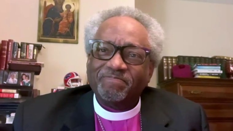 Bishop Michael Curry reacts to Harry and Meghan's interview