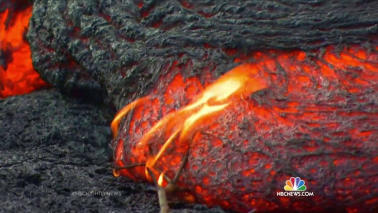 Lava Flow Threatening Hawaiian Town Slows Down
