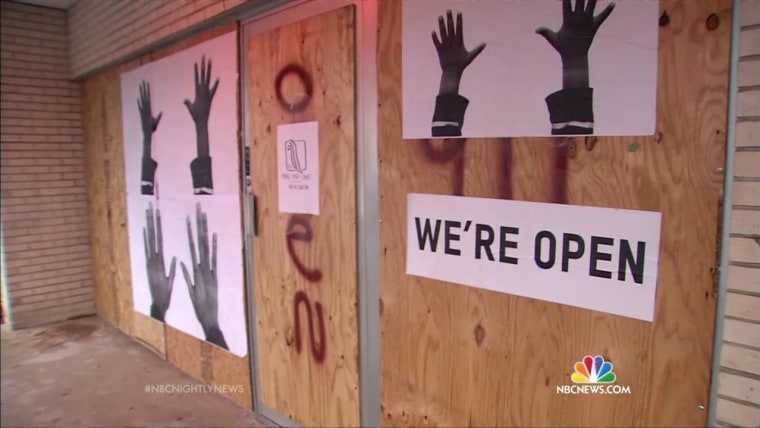 Ferguson Cleans Up And Looks to Signs of Change