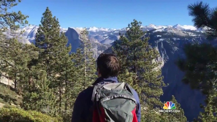 NBC’s Miguel Almaguer Hikes to El Capitan Peak to Meet Climbers