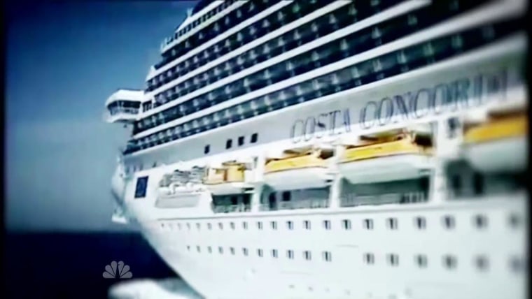 cruise ship sinking off italy