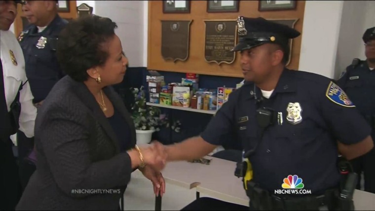 Loretta Lynch Announces DOJ Investigation of Baltimore Police