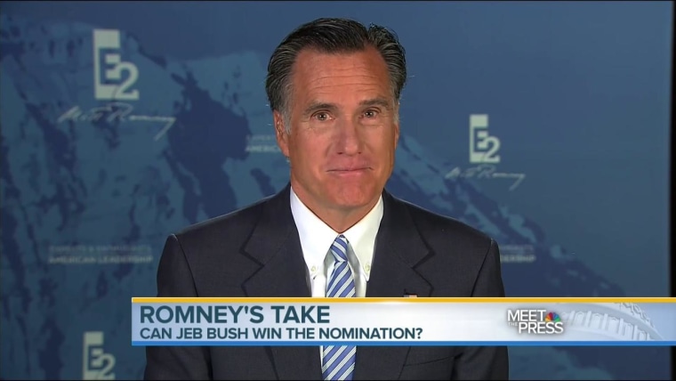 Mitt Romney on Whether or Not Jeb Bush is the Frontrunner