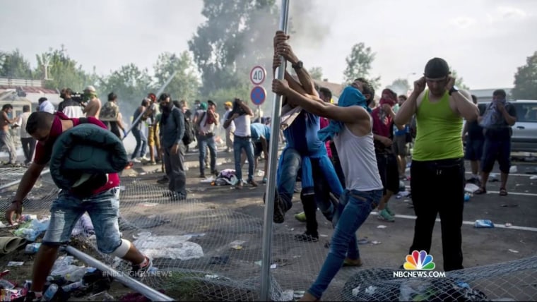Human Tide of Refugees Diverted to Croatia