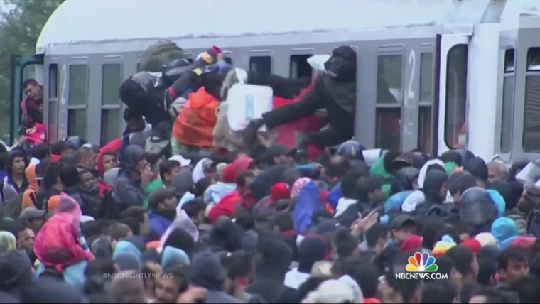 Croatian Troops Move in on Border with Hungary as Migrants Scramble to Find New Homes